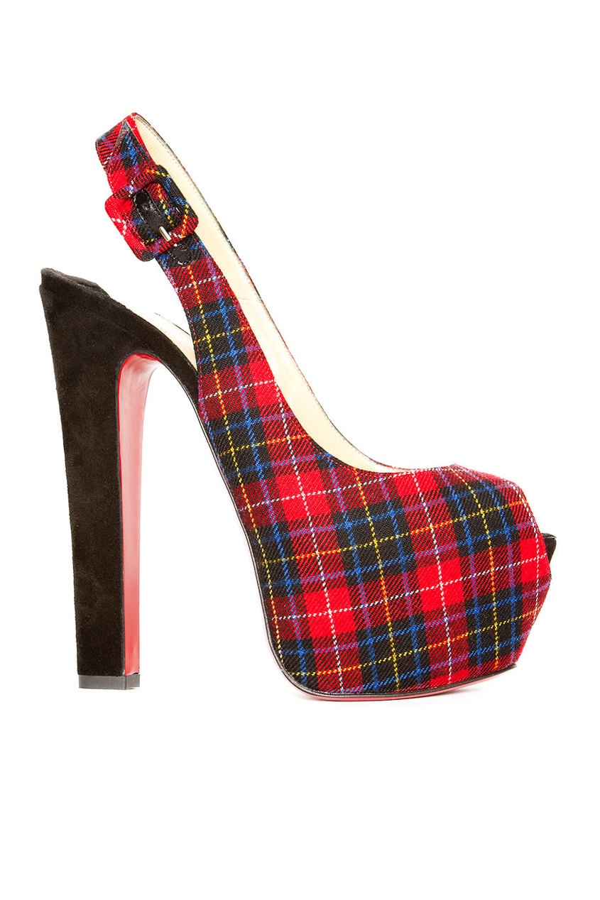 фото Босоножки tartarina 160 tartan/veau velours Christian louboutin