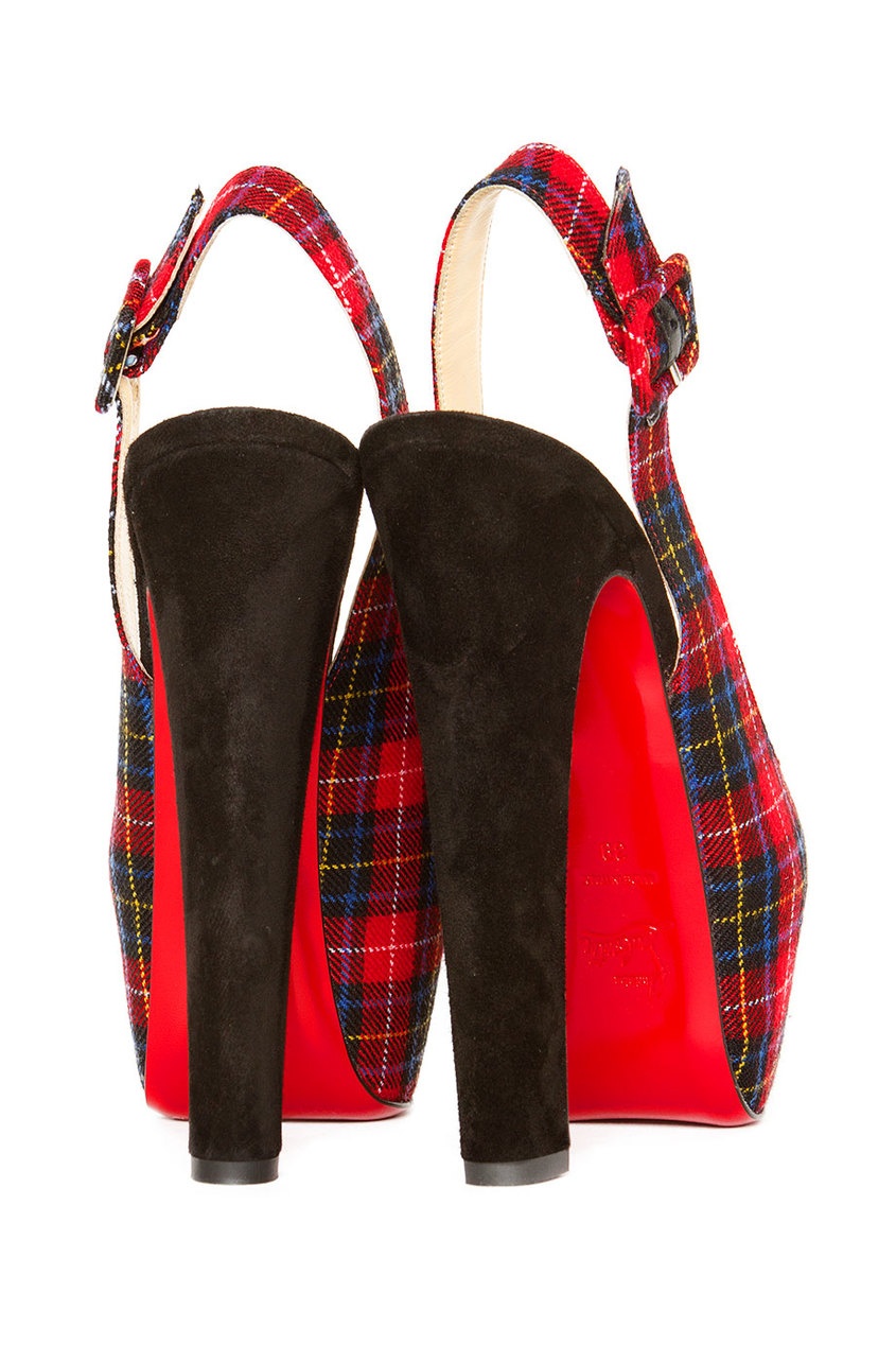 фото Босоножки tartarina 160 tartan/veau velours Christian louboutin