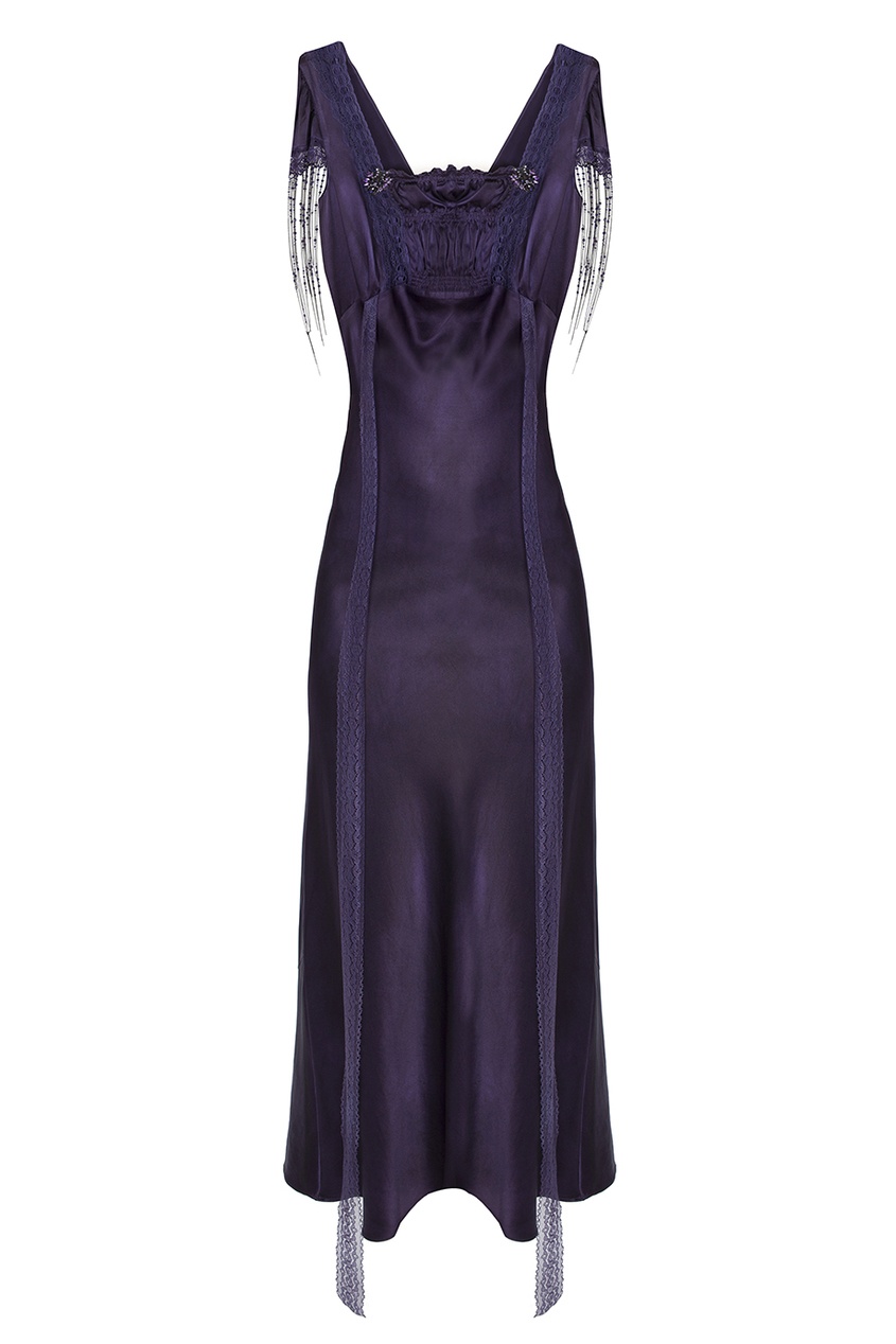 

Шелковое платье, Фиолетовый, Шелковое платье