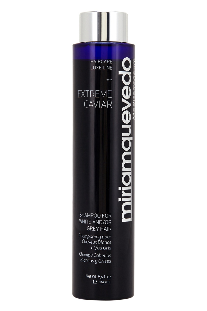 

Шампунь для светлых или седых волос с экстрактом черной икры Extreme Caviar For White & Grey Hair, Multicolor