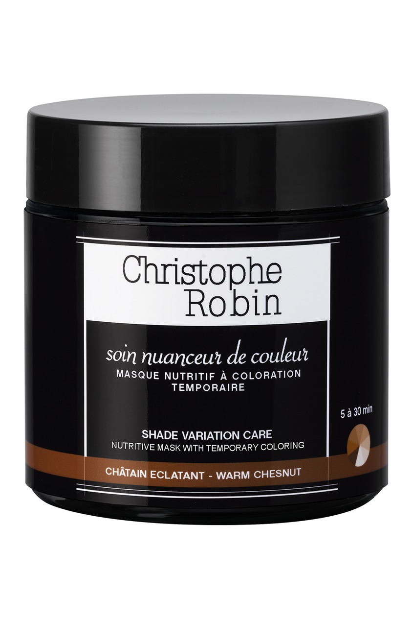 фото Оттеночная маска для волос Shade Variation Care Warm Chestnut «Теплый каштан», 250ml Christophe robin