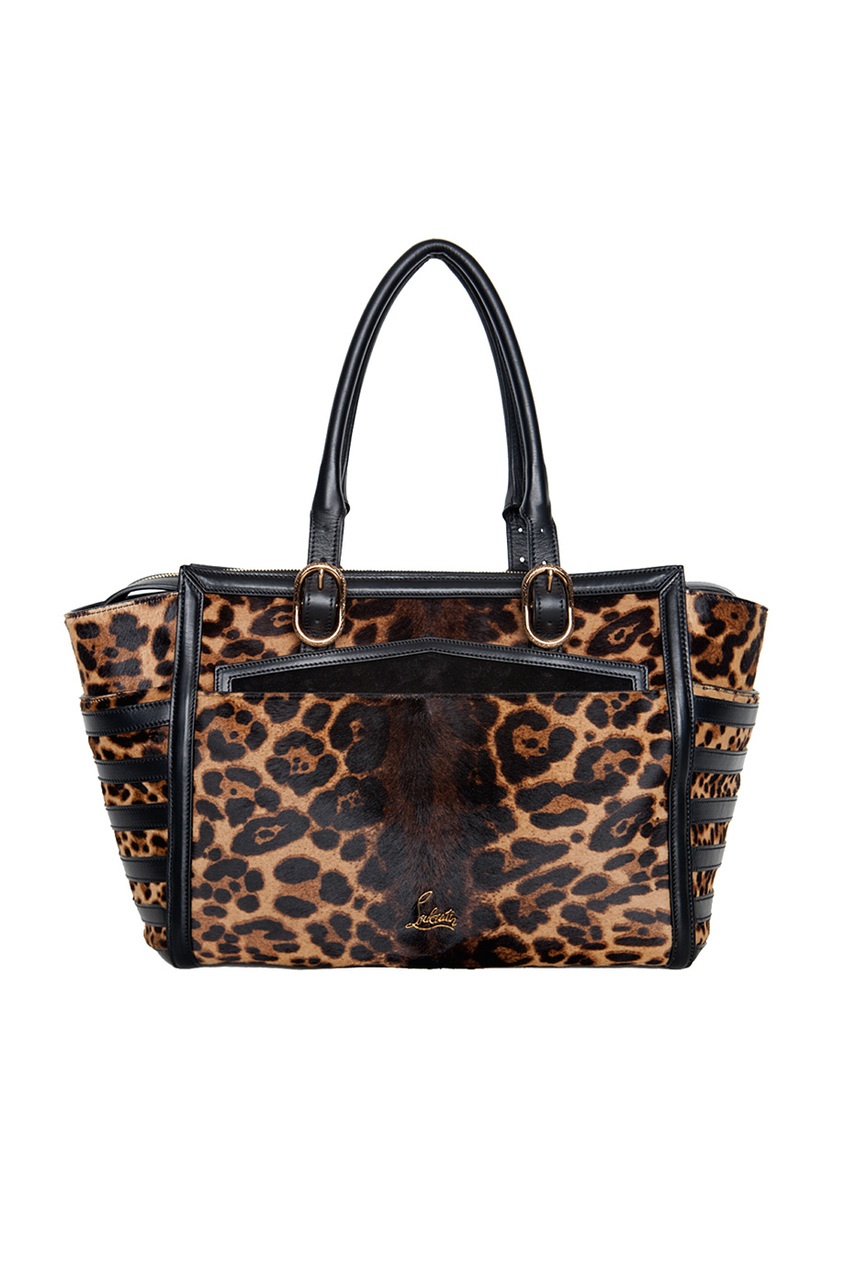 фото Сумка Farida Bowler Pony Leopard Luxor/Calf Paris Christian louboutin