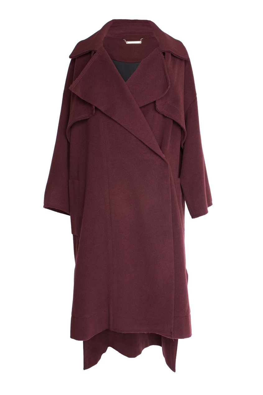 фото Шерстяное пальто с добавлением кашемира Diane von furstenberg