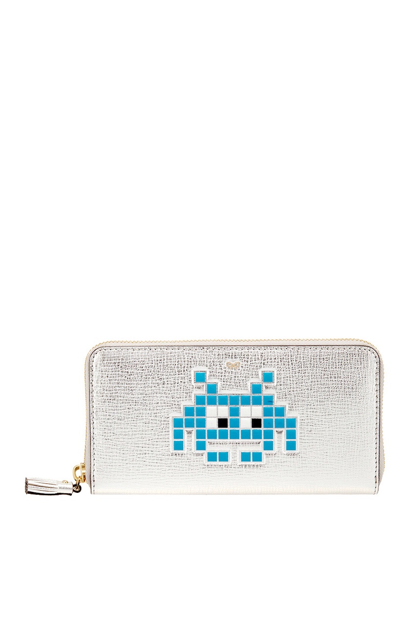 фото Кожаный кошелек space invader anya hindmarch