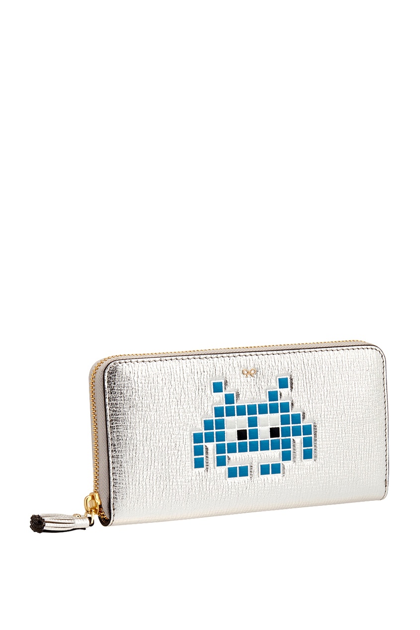 фото Кожаный кошелек space invader anya hindmarch