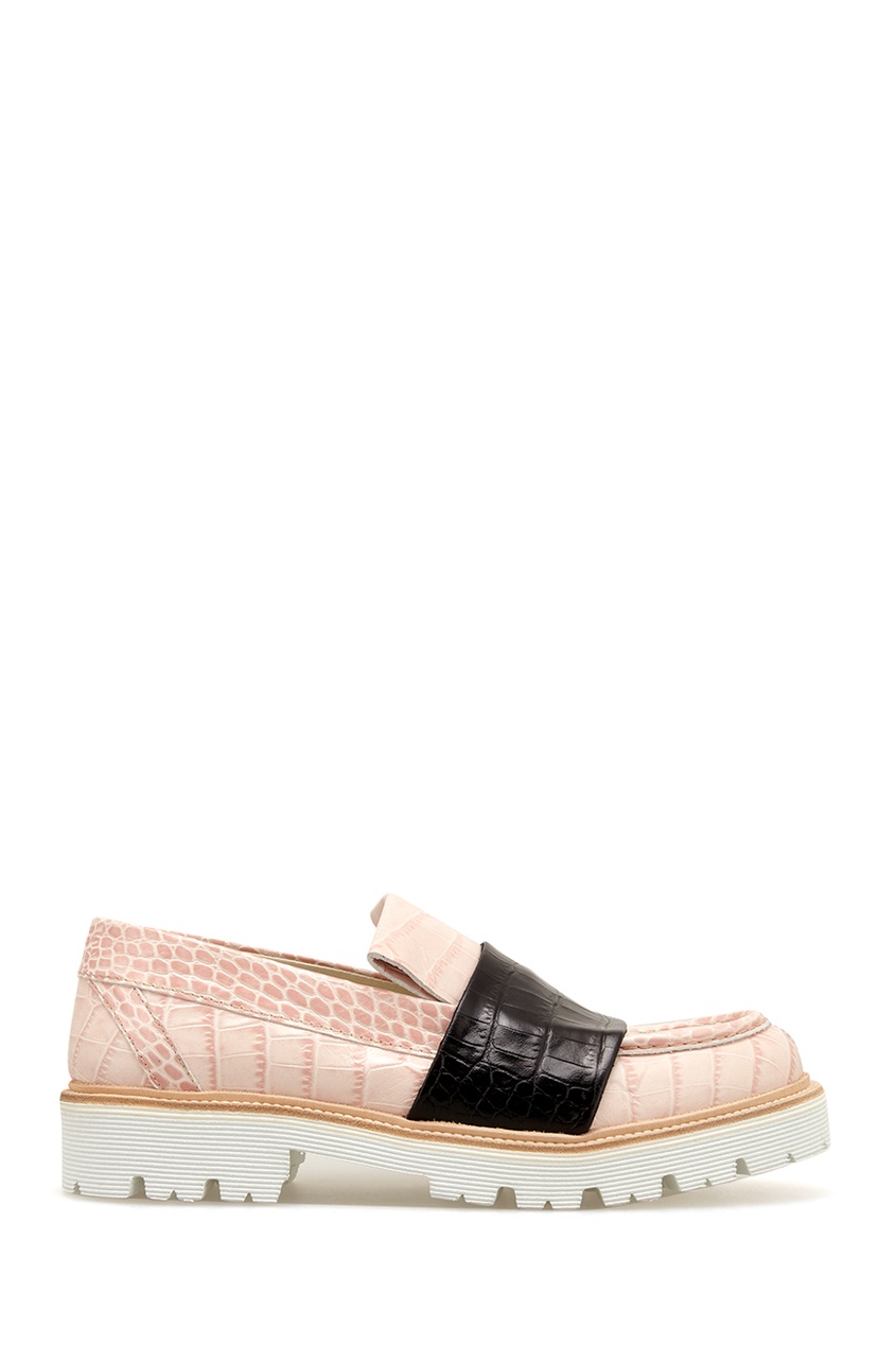 фото Кожаные лоферы band loafer msgm