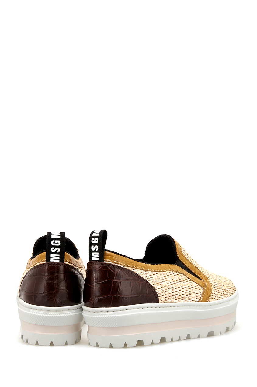 фото Слипоны slip on wedge msgm