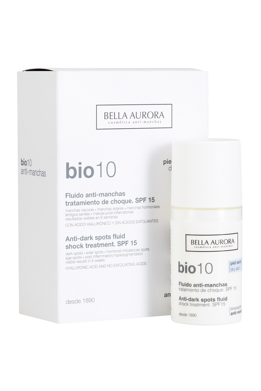 фото Флюид для ровного цвета лица Bio 10 SPF 15 30ml Bella aurora