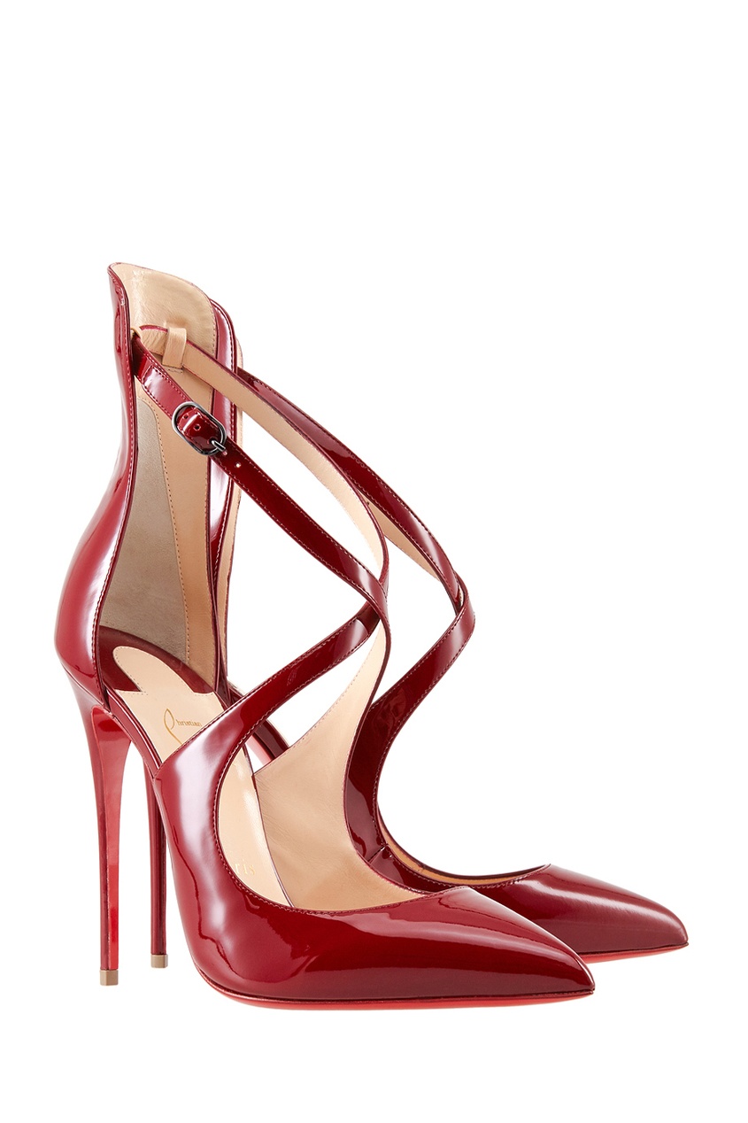 фото Туфли из лакированной кожи Marlenarock 120 Christian louboutin