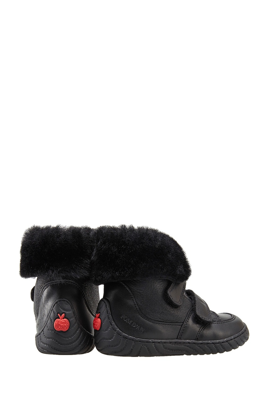 Кожаные полусапоги Woody Velcro