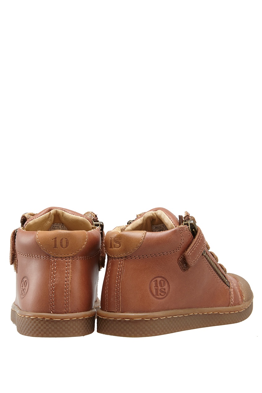 Кожаные кеды Ten Back Twins