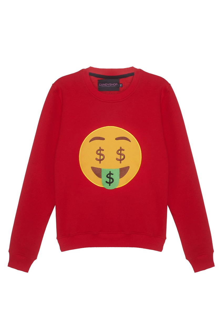 

Хлопковый свитшот Dollarsmile, Красный, Хлопковый свитшот Dollarsmile