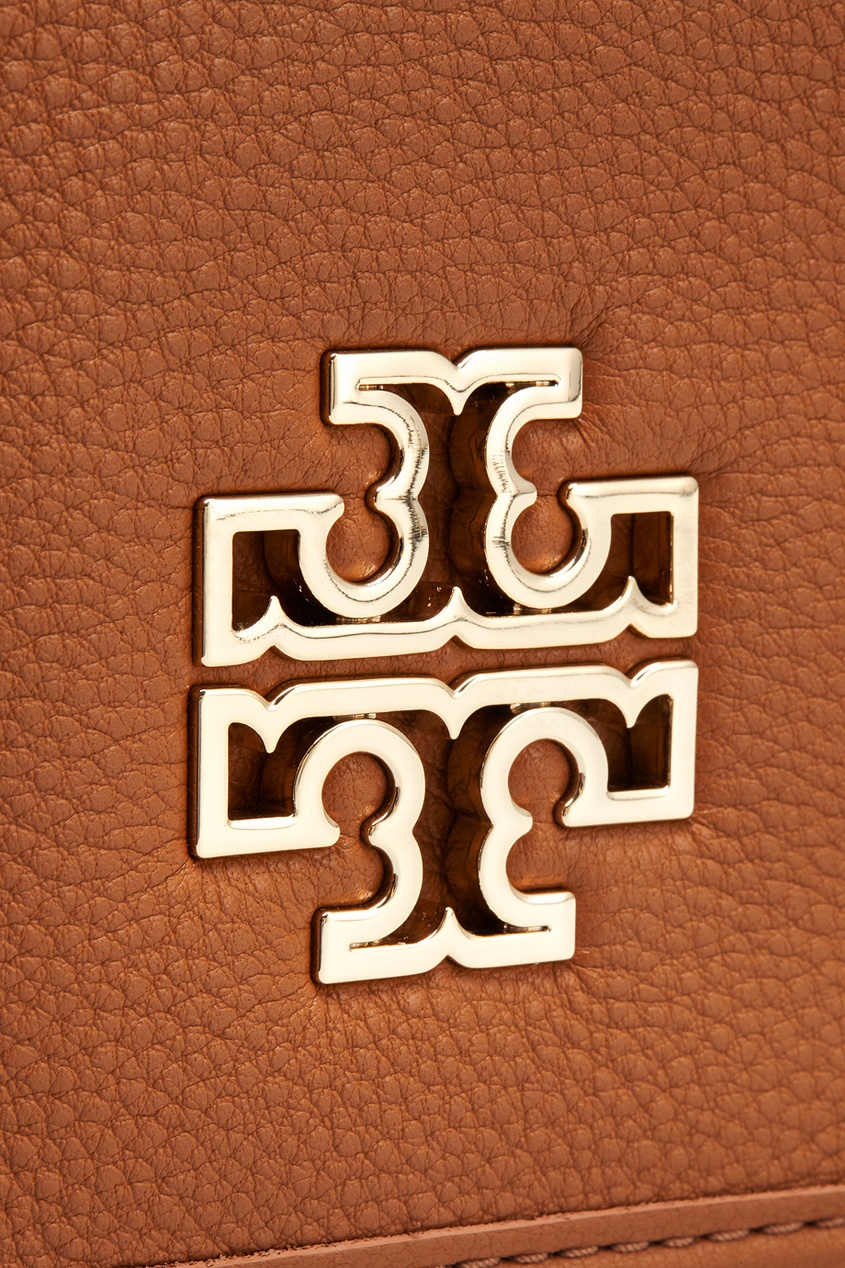 фото Кожаная сумка Tory burch