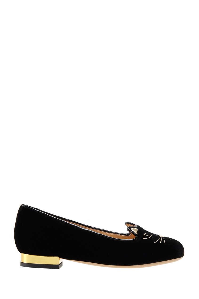 

Бархатные слиперы Incy Kitty Flats, Черный, Бархатные слиперы Incy Kitty Flats
