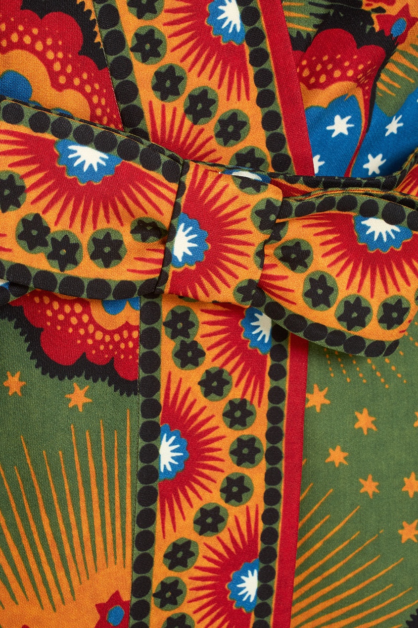 

Платье-халат с принтом, Multicolor