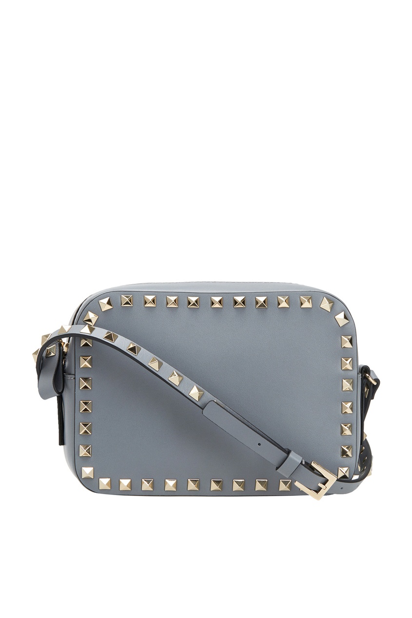 фото Кожаная сумка rockstud valentino garavani