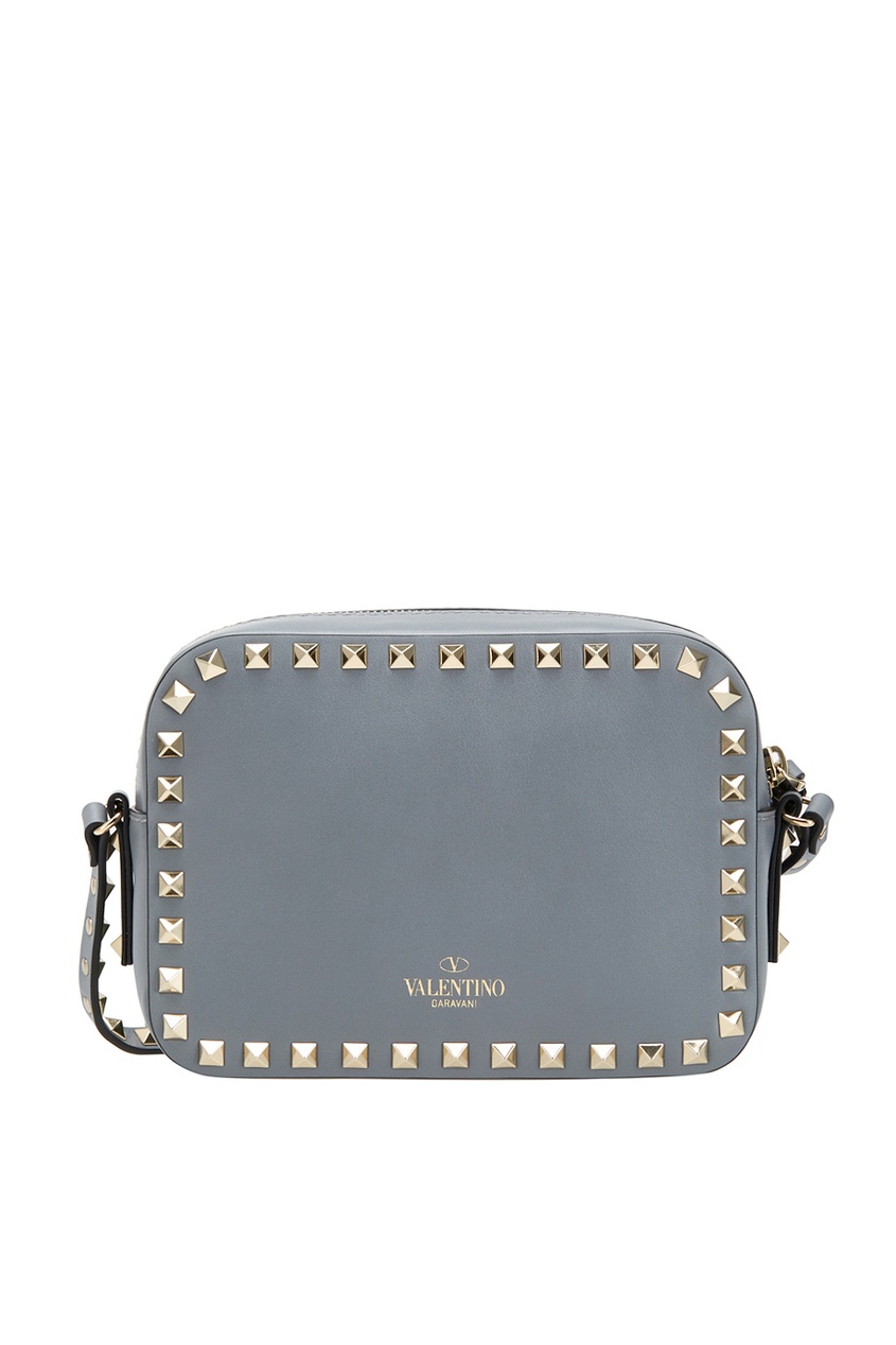 фото Кожаная сумка rockstud valentino garavani