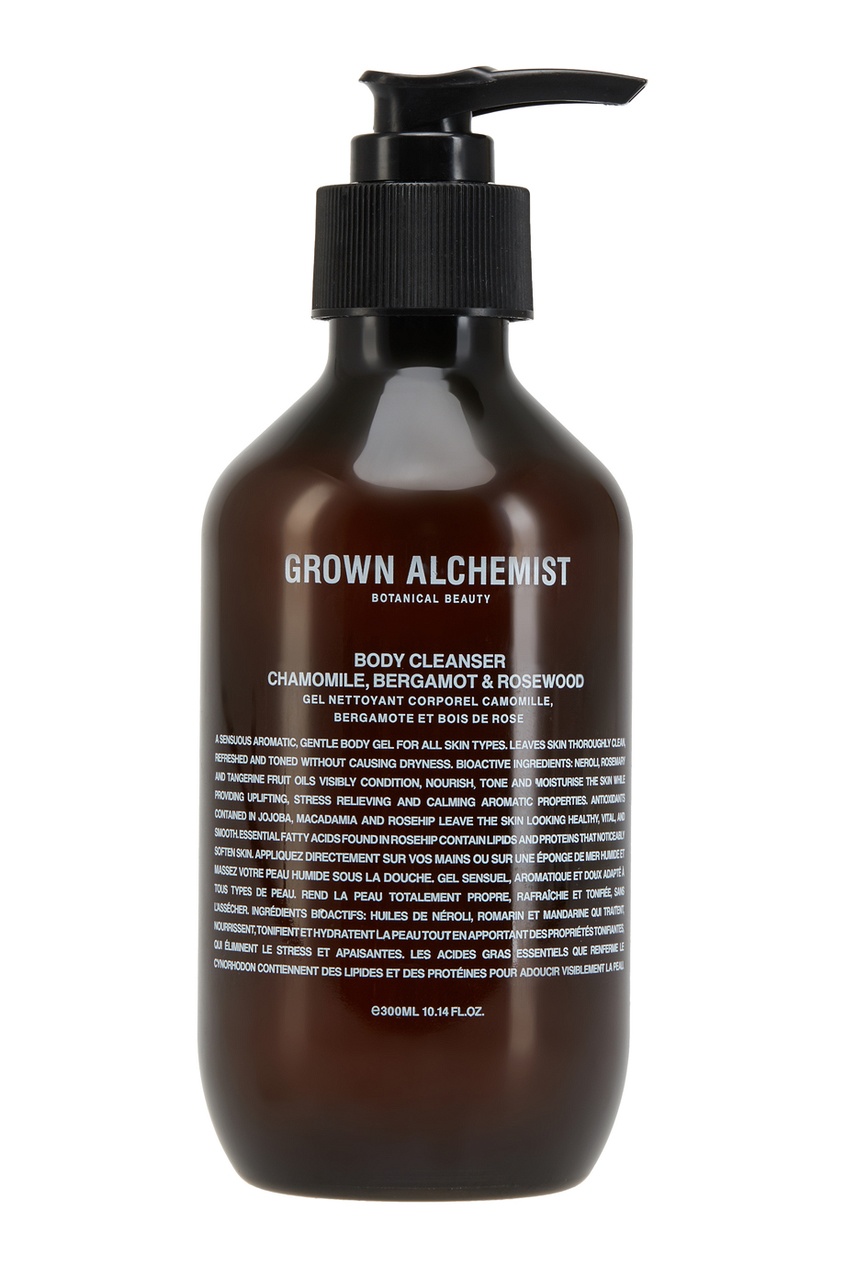 фото Гель для душа «Ромашка, бергамот и розовое дерево» 300ml Grown alchemist