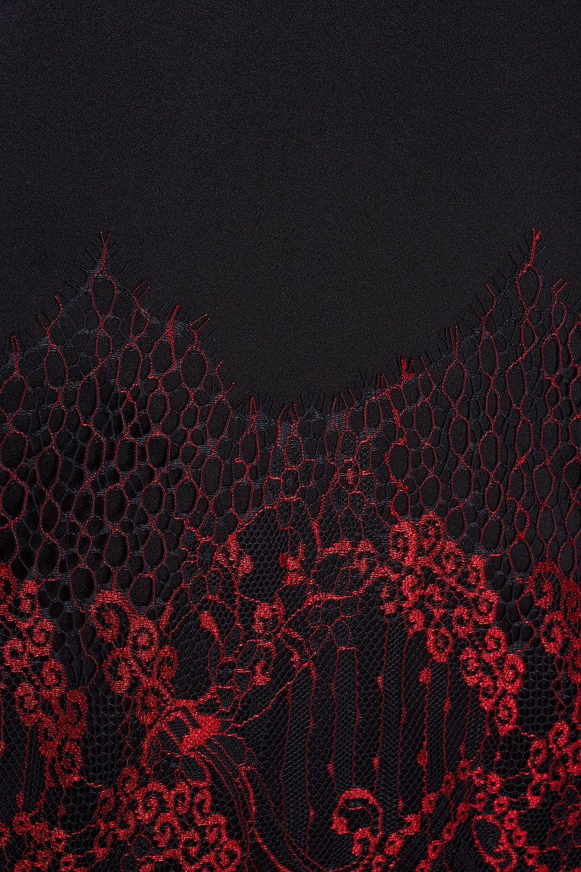 Шелковое платье «Рубин»