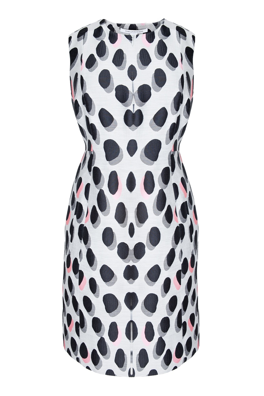 

Платье из хлопка и шелка New Summer Animal Dots, Multicolor, Платье из хлопка и шелка New Summer Animal Dots