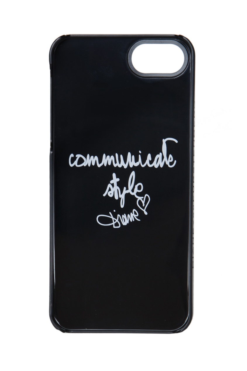 фото Чехол для iphone 5 doodle love navy diane von furstenberg