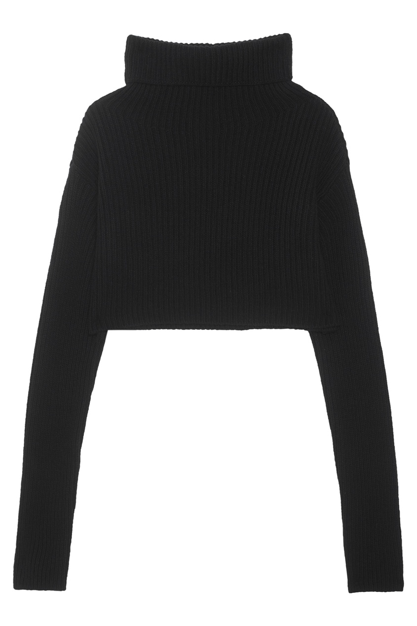 фото Короткий свитер в рубчик valentino