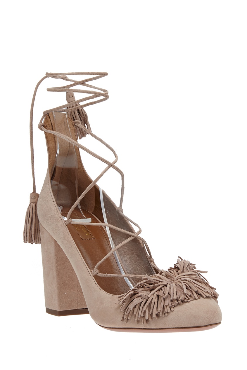 фото Замшевые туфли wild pump aquazzura