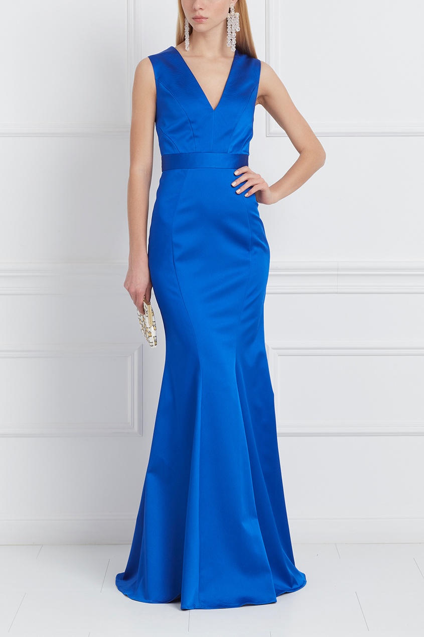 фото Однотонное платье Santia Zac zac posen