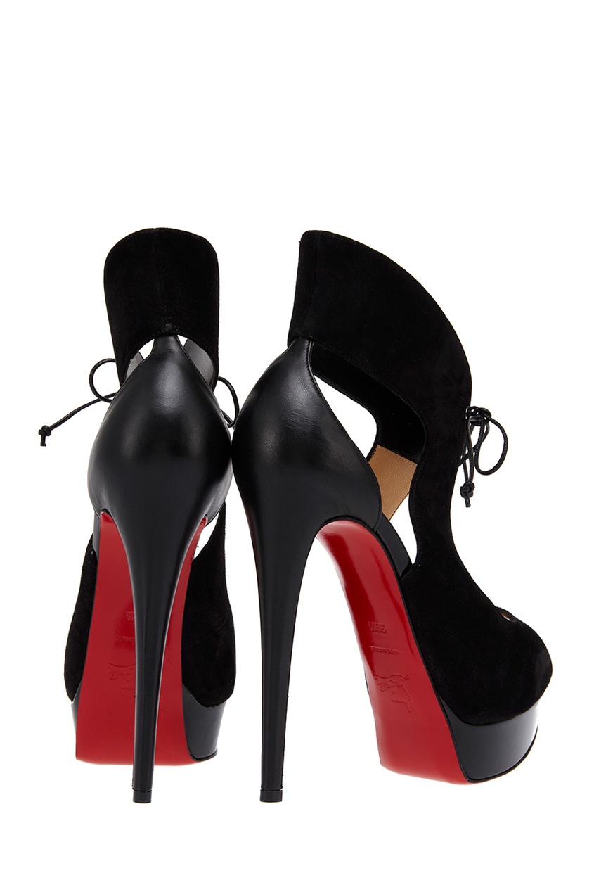 фото Замшевые босоножки Campanina 150 Christian louboutin