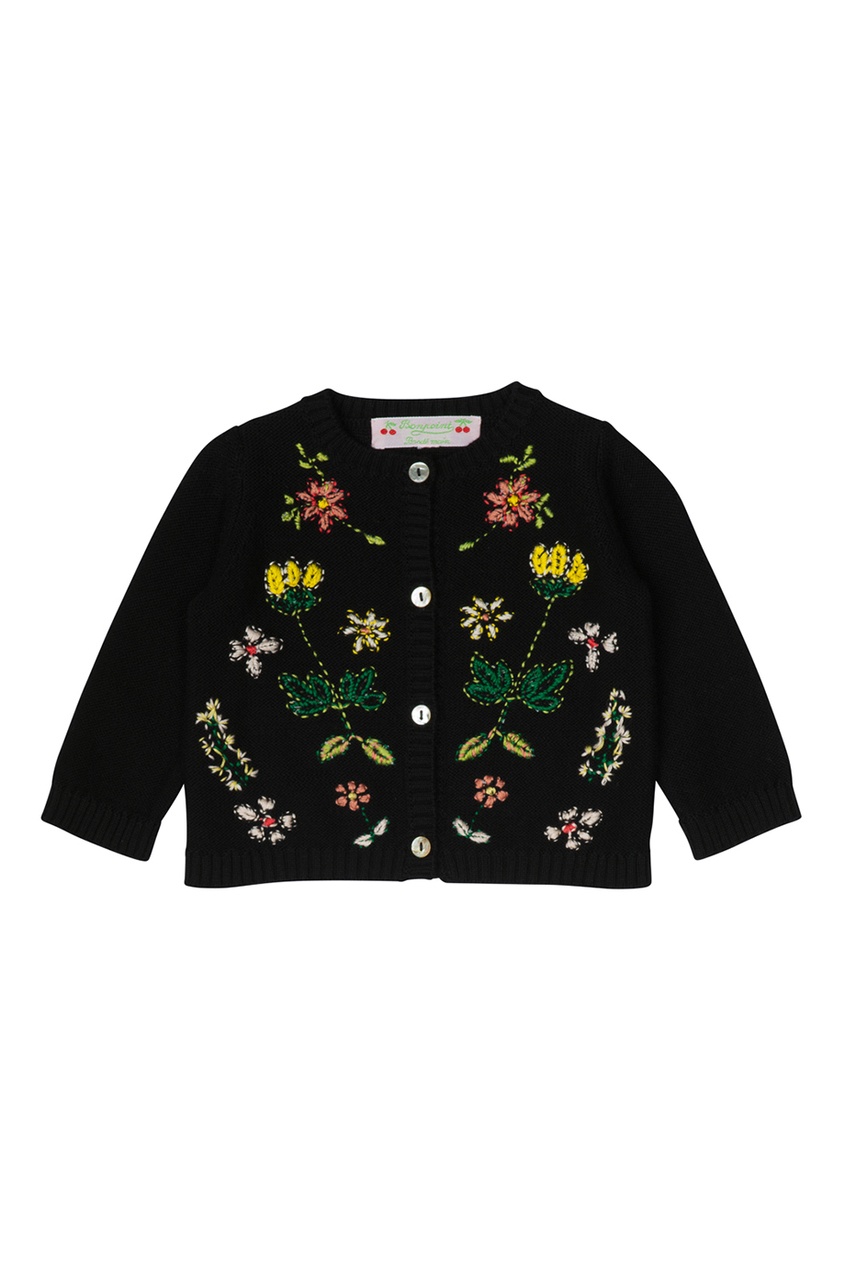 

Хлопковый кардиган, Черный, Хлопковый кардиган