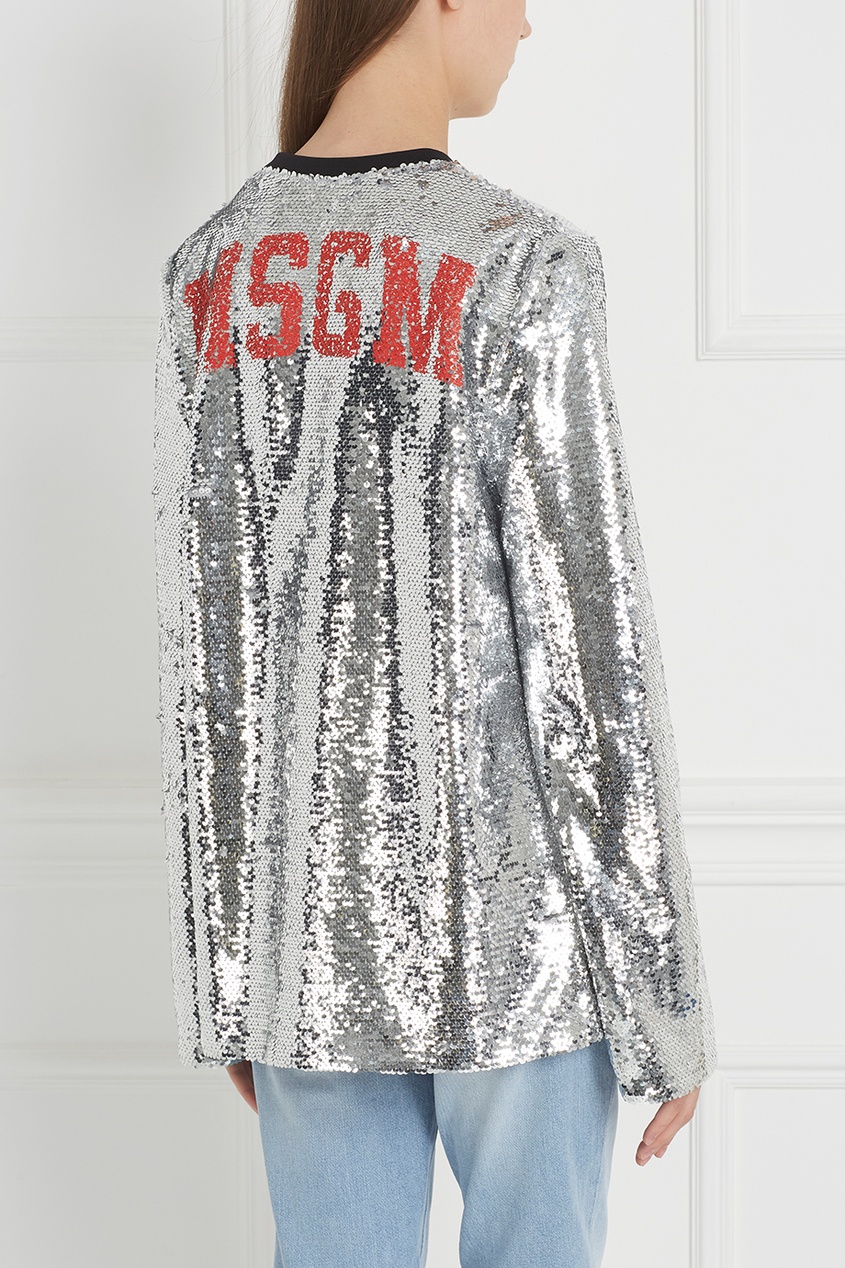 фото Топ с пайетками msgm