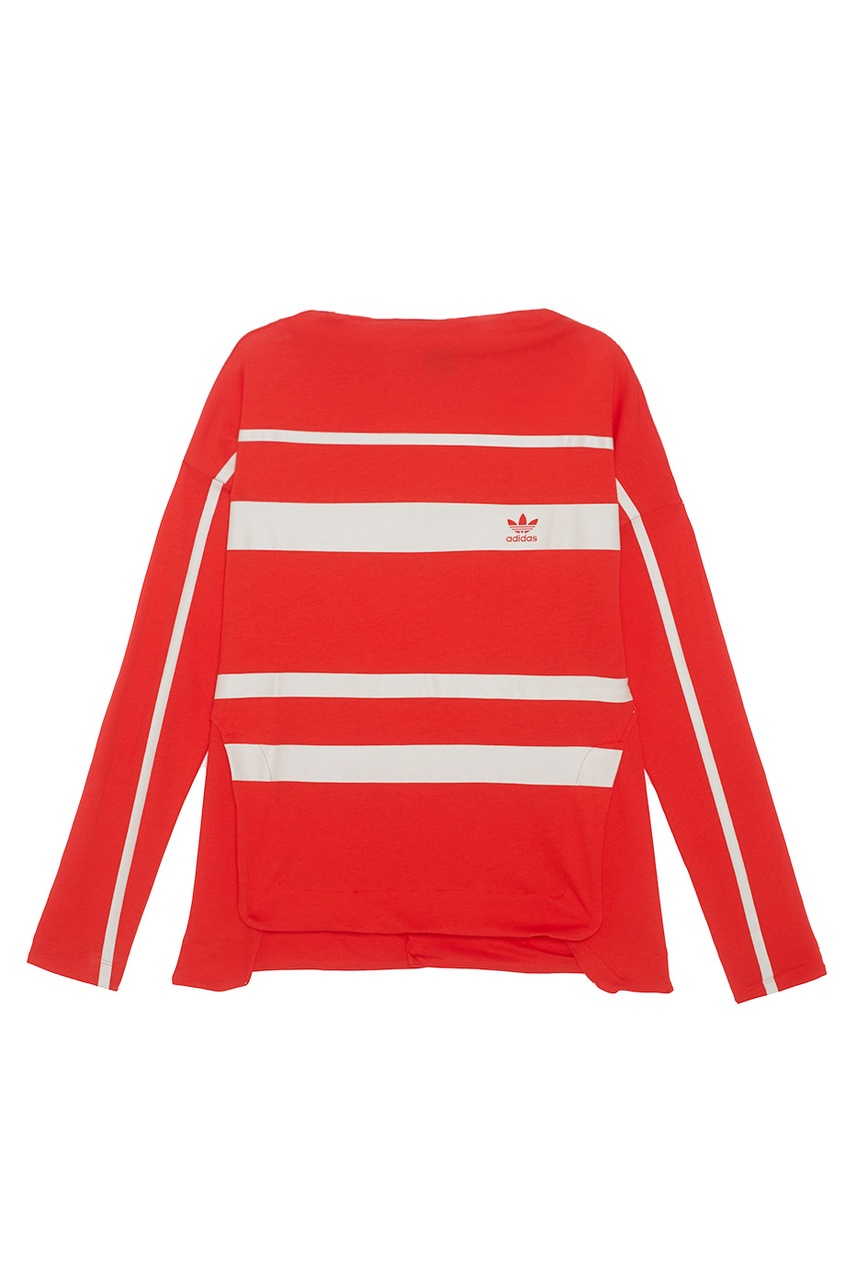 фото Хлопковый лонгслив t-shirt ls adidas