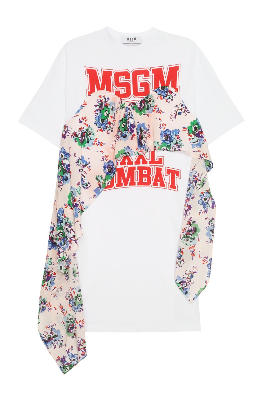 фото Хлопковое платье msgm