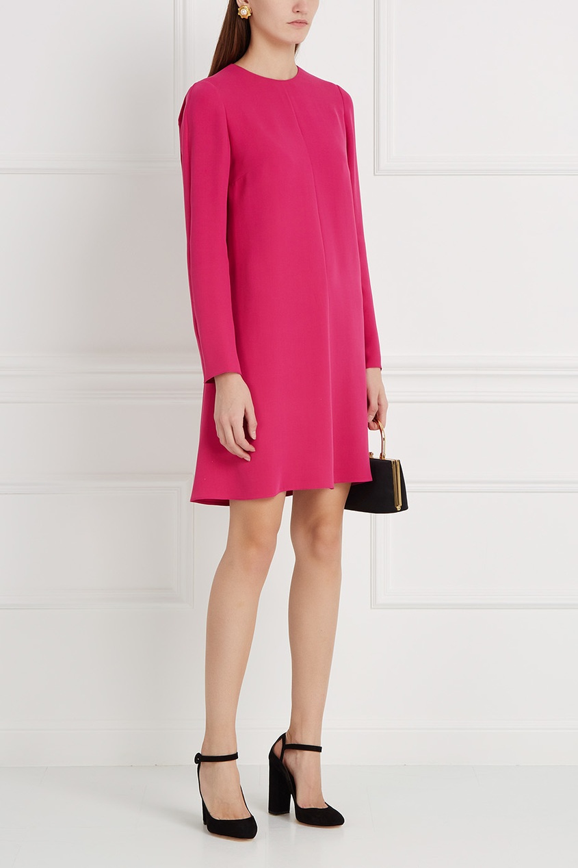 Платье-шифт из шелка