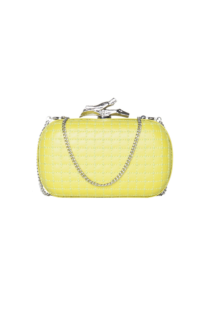 

Кожаный клатч Lytton Quilted Leather, Желтый, Кожаный клатч Lytton Quilted Leather
