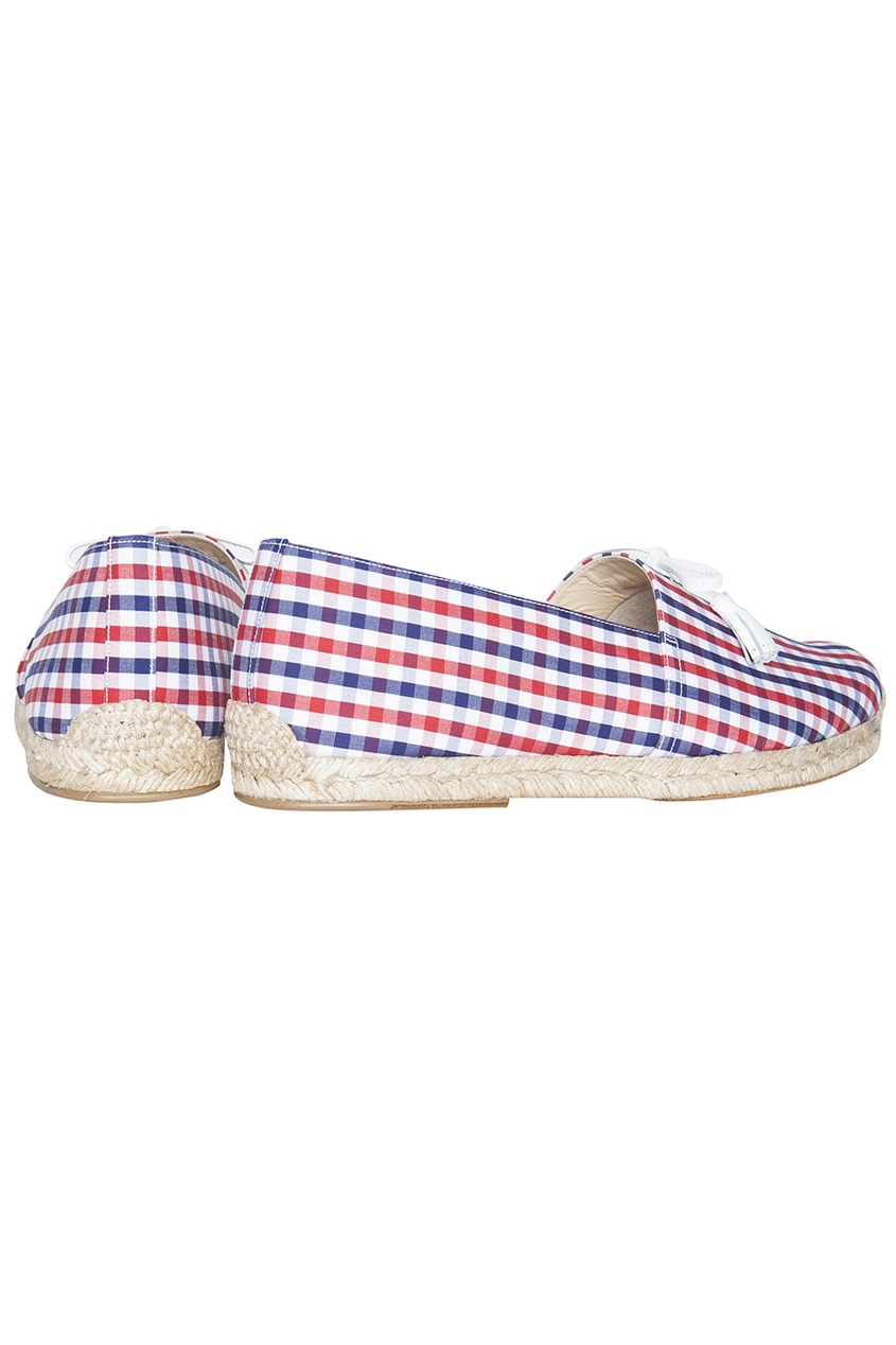 фото Хлопковые туфли Papiounet Flat Vichy Christian louboutin