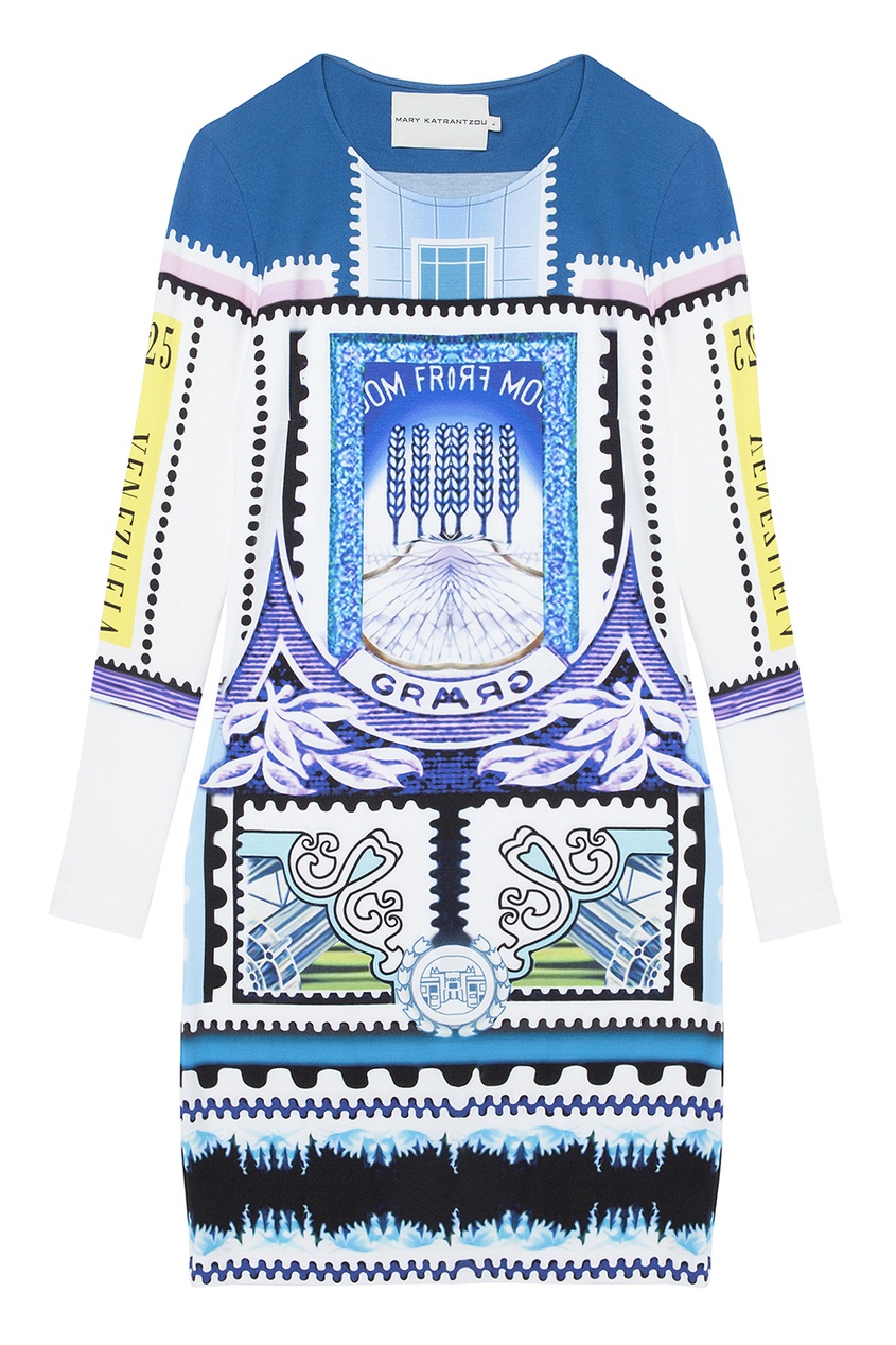 

Платье из вискозы, Multicolor, Платье из вискозы