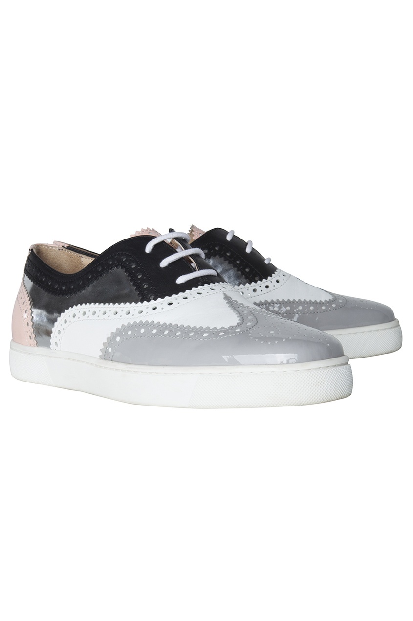 

Кожаные ботинки Golfito Flat Patent/Calf/Specchio, Белый, Кожаные ботинки Golfito Flat Patent/Calf/Specchio