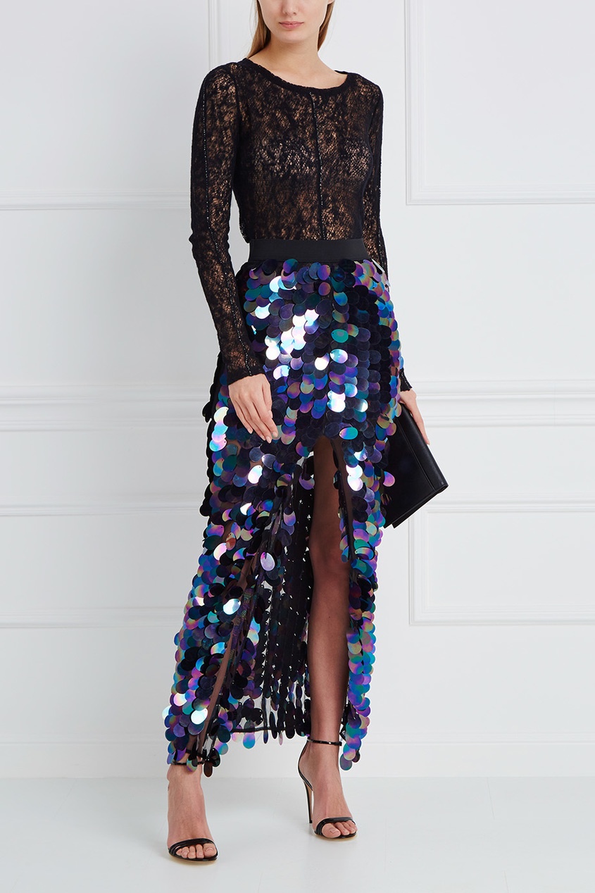 Шерстяное платье "Паутинка"