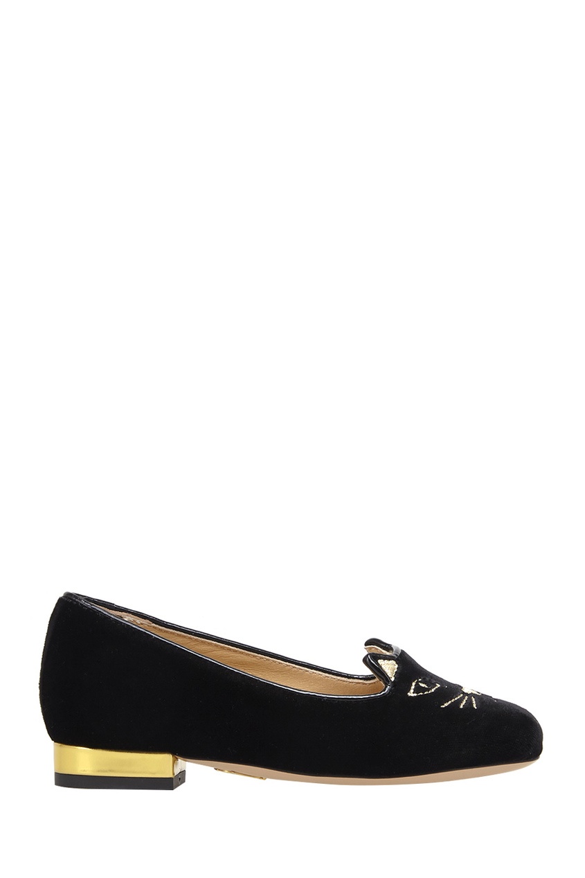 

Вельветовые балетки Incy Kitty Flats, Черный