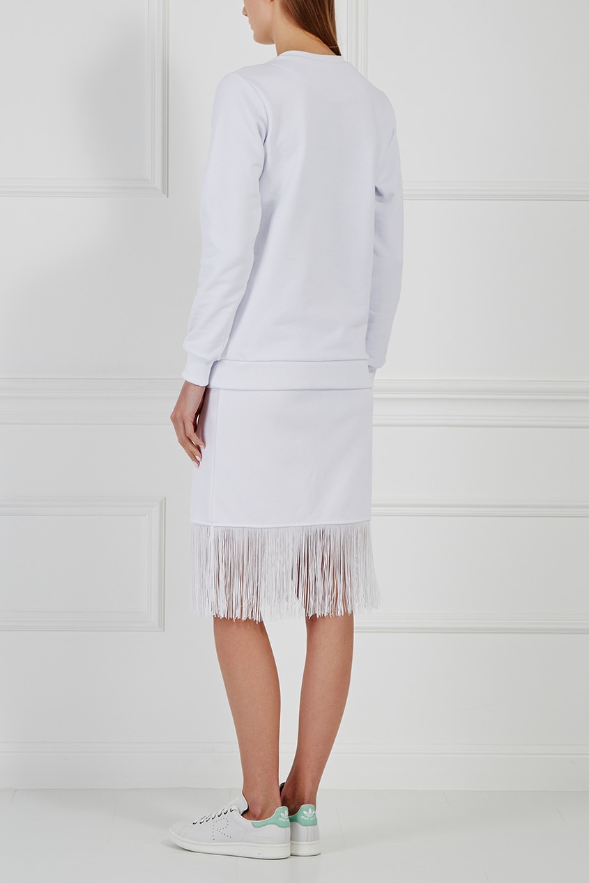 фото Хлопковая юбка fringe basic skirt katya dobryakova