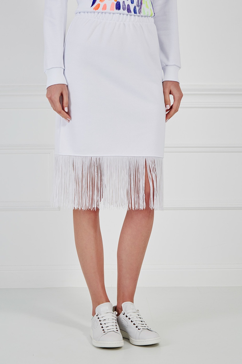 фото Хлопковая юбка fringe basic skirt katya dobryakova