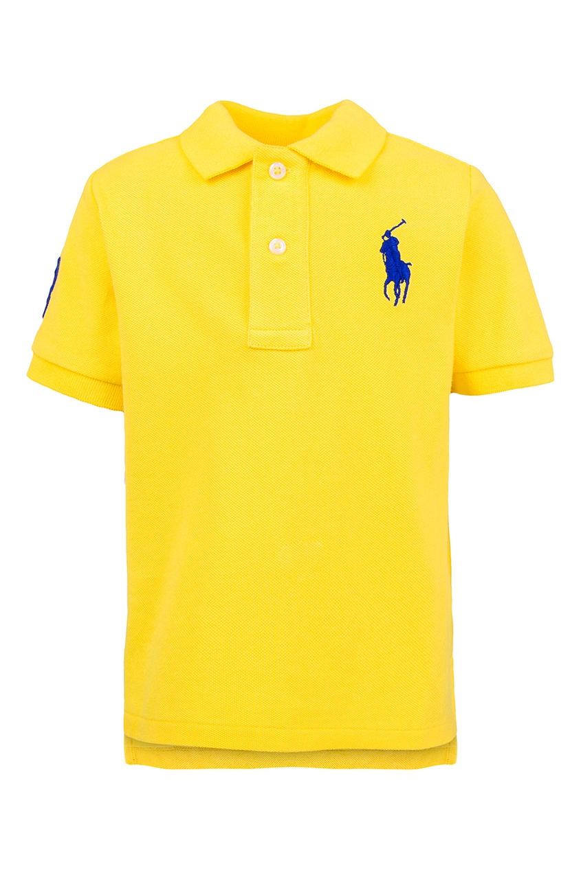 фото Хлопковое поло ralph lauren kids