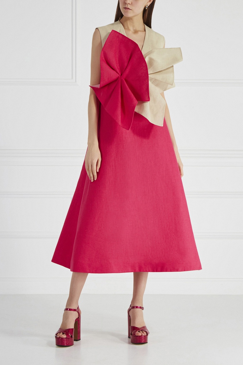 фото Льняное платье delpozo