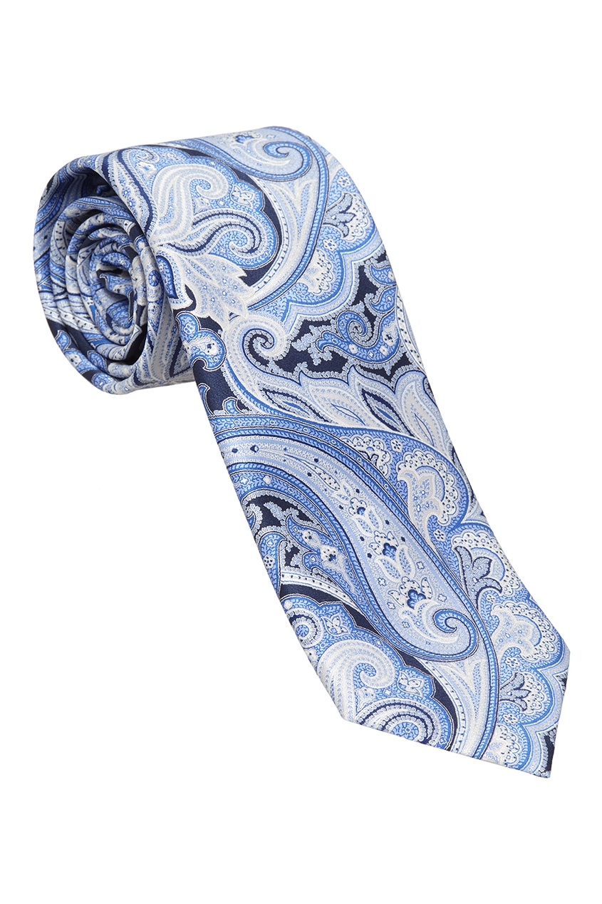 Шелковый комплект из галстука и платка