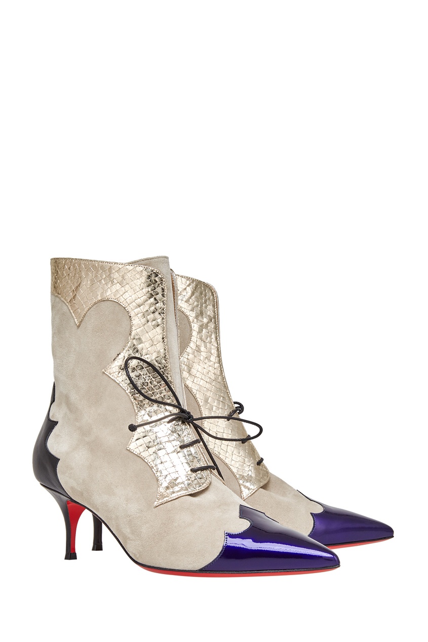 фото Замшевые ботильоны Oteraboot 55 Christian louboutin