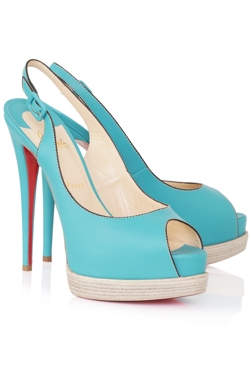 фото Кожаные босоножки palais royal trepointe 140 Christian louboutin