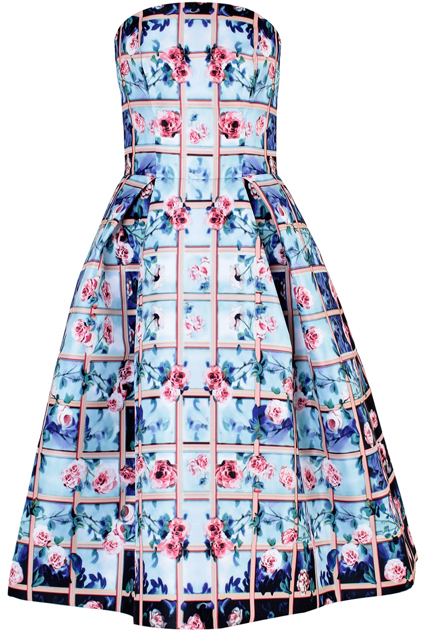 

Платье из искусственного шелка, Multicolor, Платье из искусственного шелка