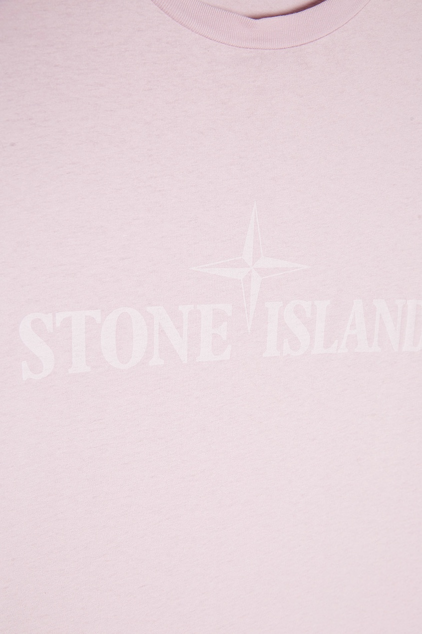 фото Хлопковая футболка stone island