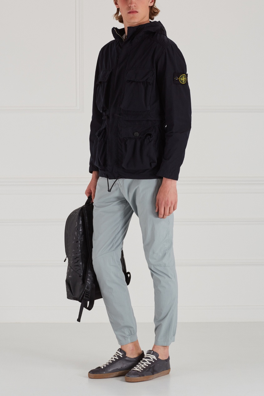 фото Хлопковые брюки stone island